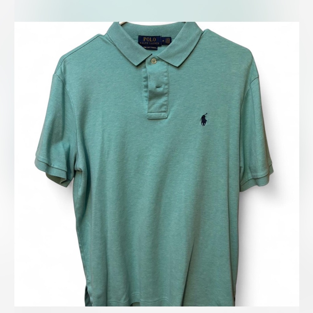 Ralph Lauren Men's Teal Polo Shirt